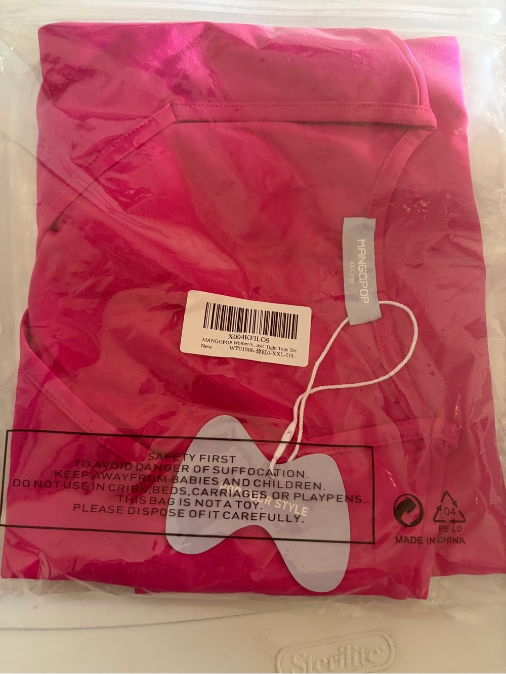 MANGOPop Hot Pink Short Sleeve Tee
